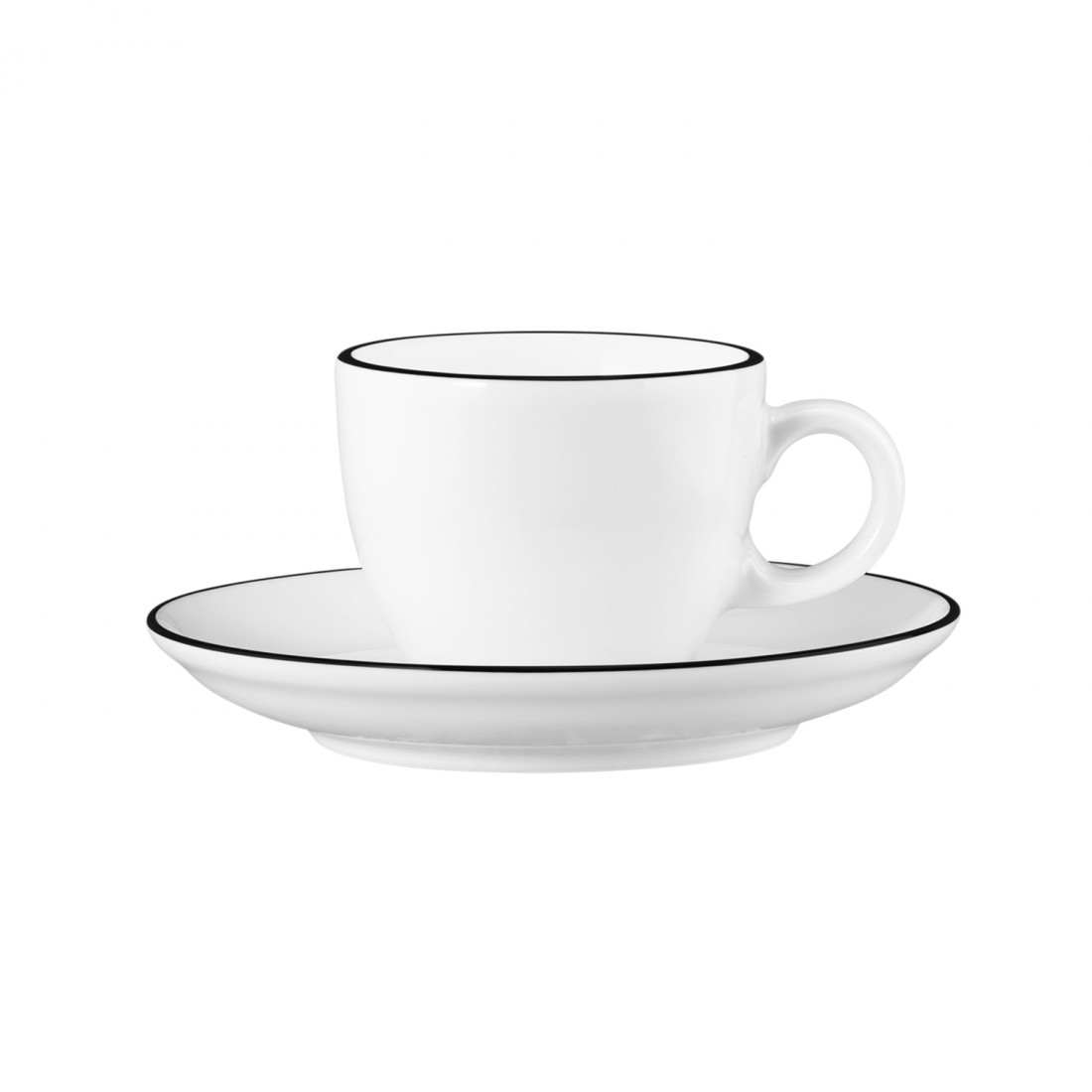 Espressotasse 1132 0,09 l m. Untertasse Modern Life Black Line 10826