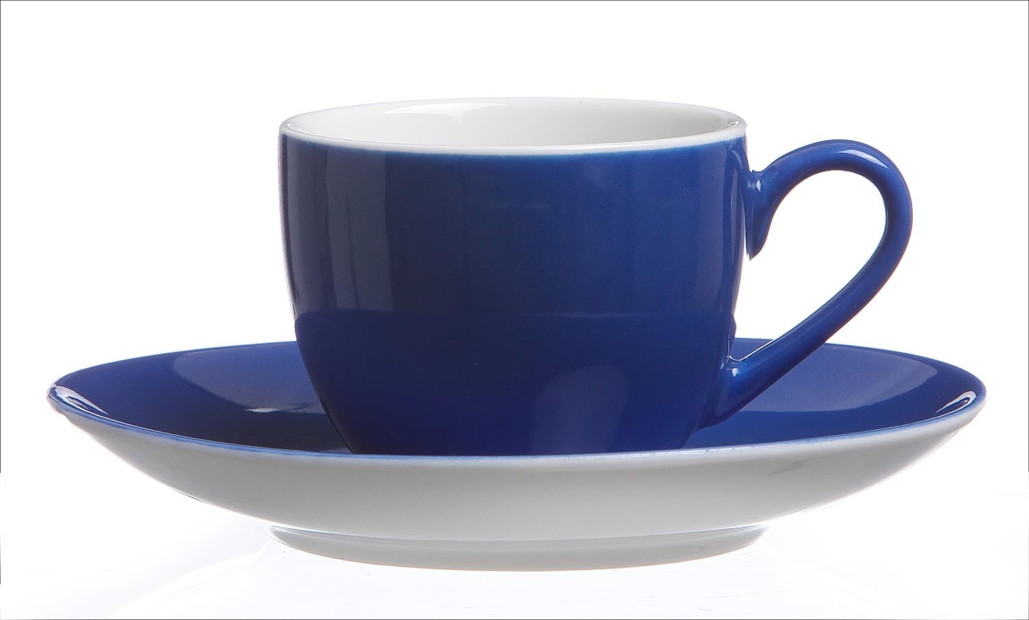 Espressotasse Doppio indigo-blau