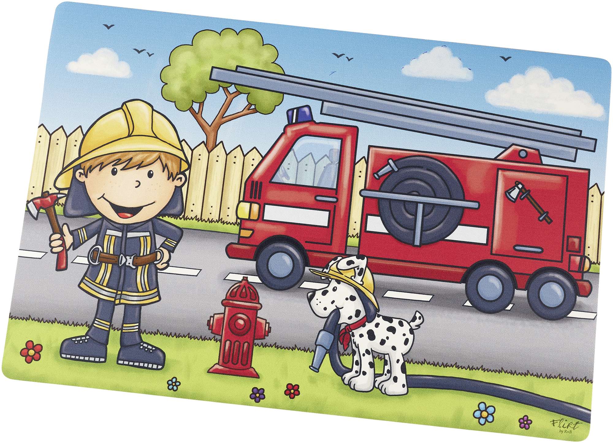Ritzenhoff & Breker Platzmatte 30 x 45 cm Feuerwehrmann Brenie