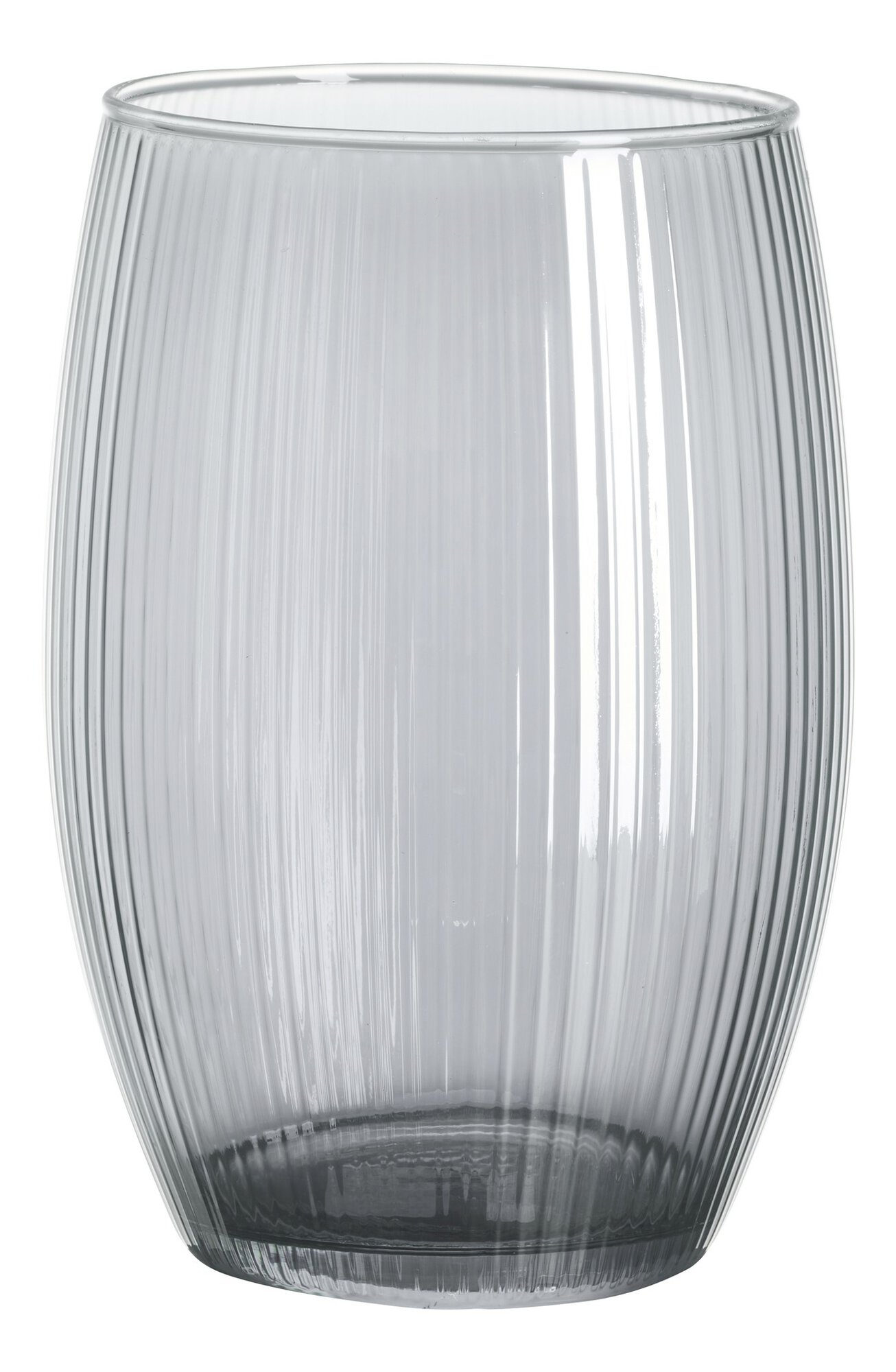 Transparentes Glas mit feiner Rillenoptik