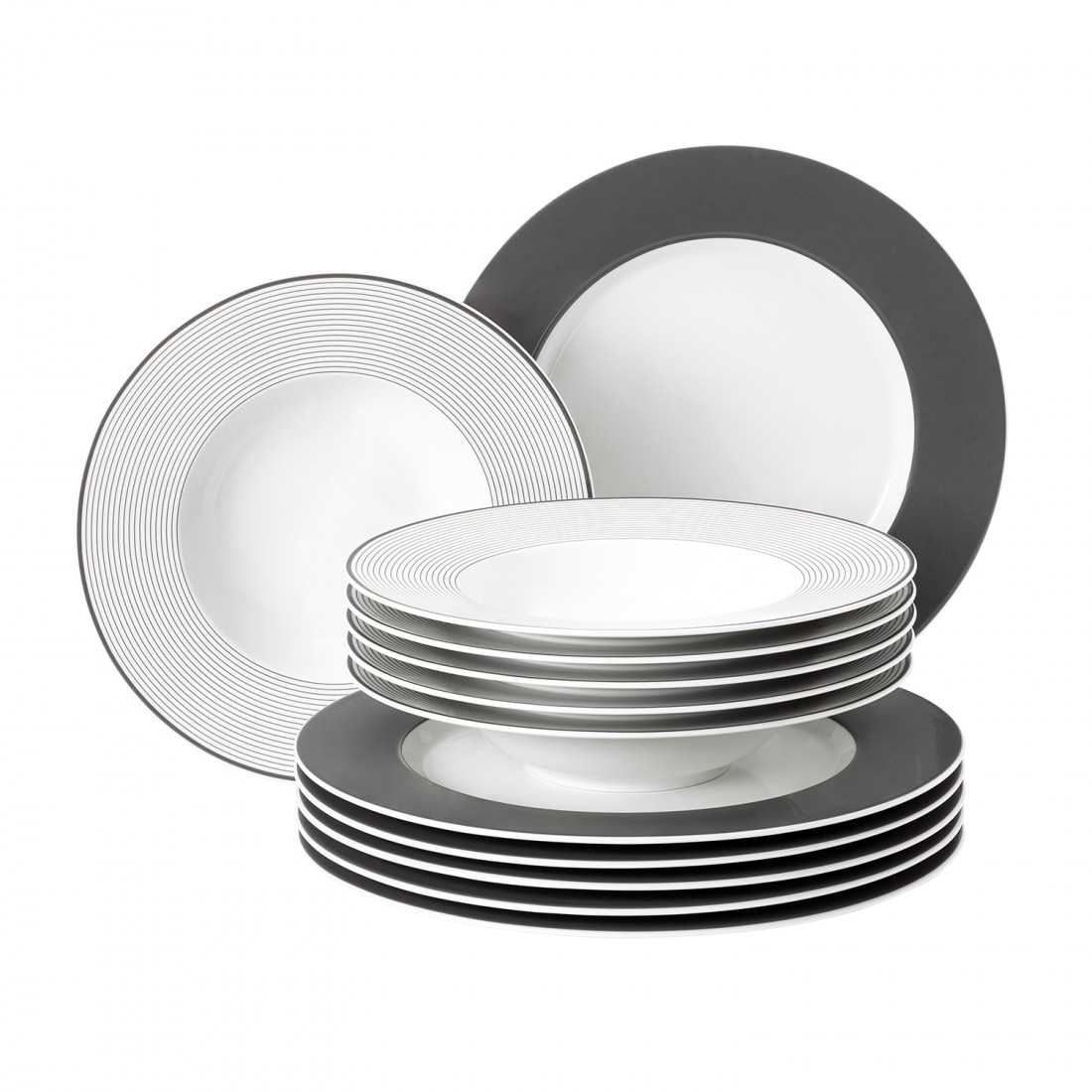 Tafelservice 12-teilig NL No Limits Moments 65006