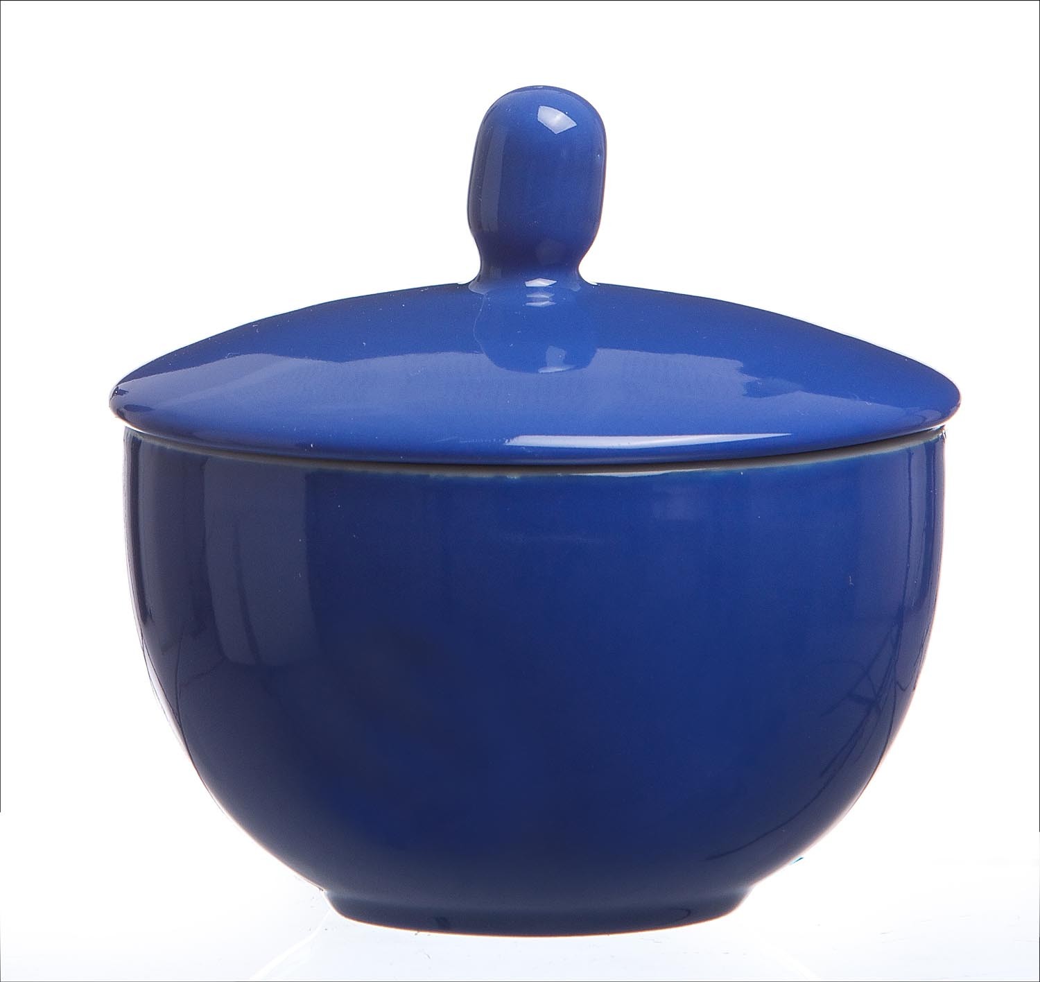 Zuckerdose Doppio indigo-blau