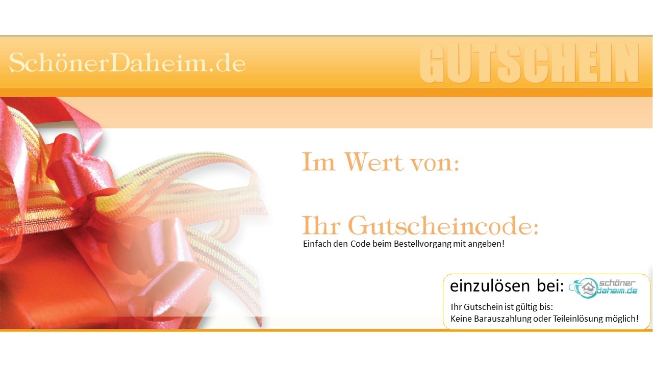 Geschenkgutschein per Post