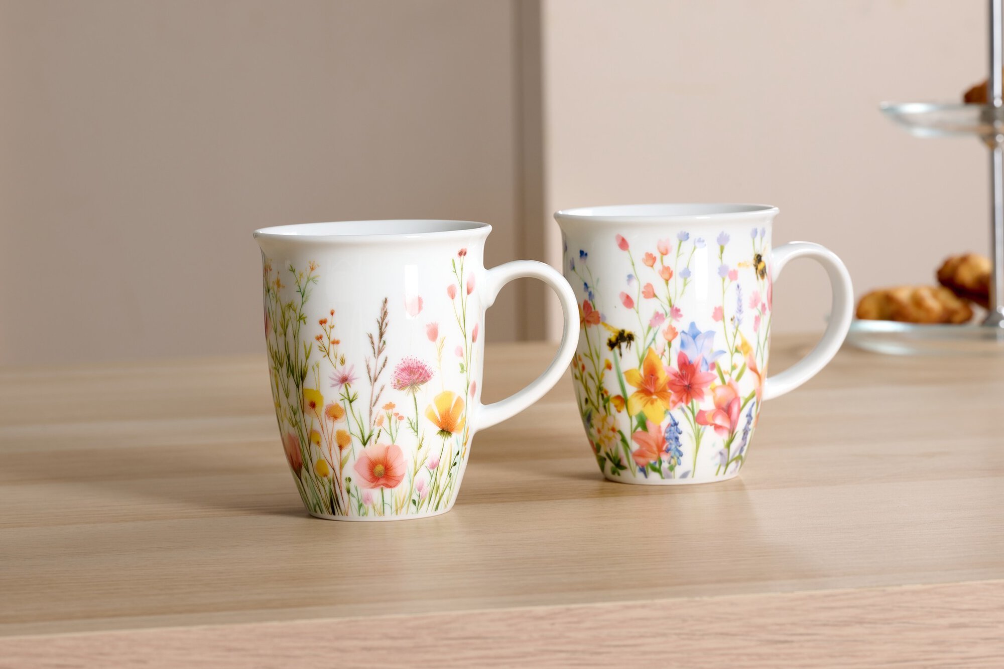 Ritzenhoff & Breker Kaffeebecher 320 ml 2-fach sortiert Flowers
