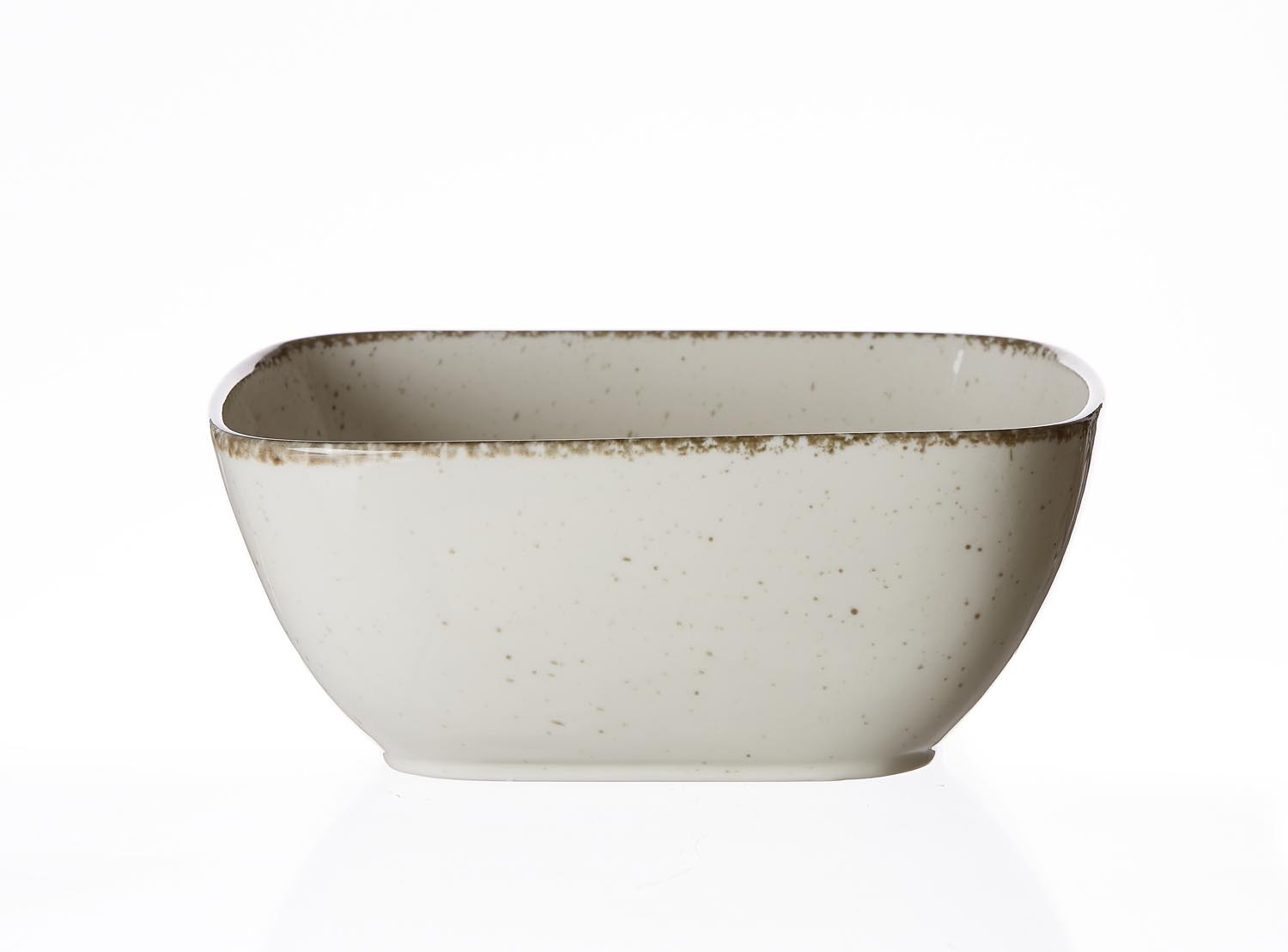 Servierschale eckig 22 cm Creme Casa