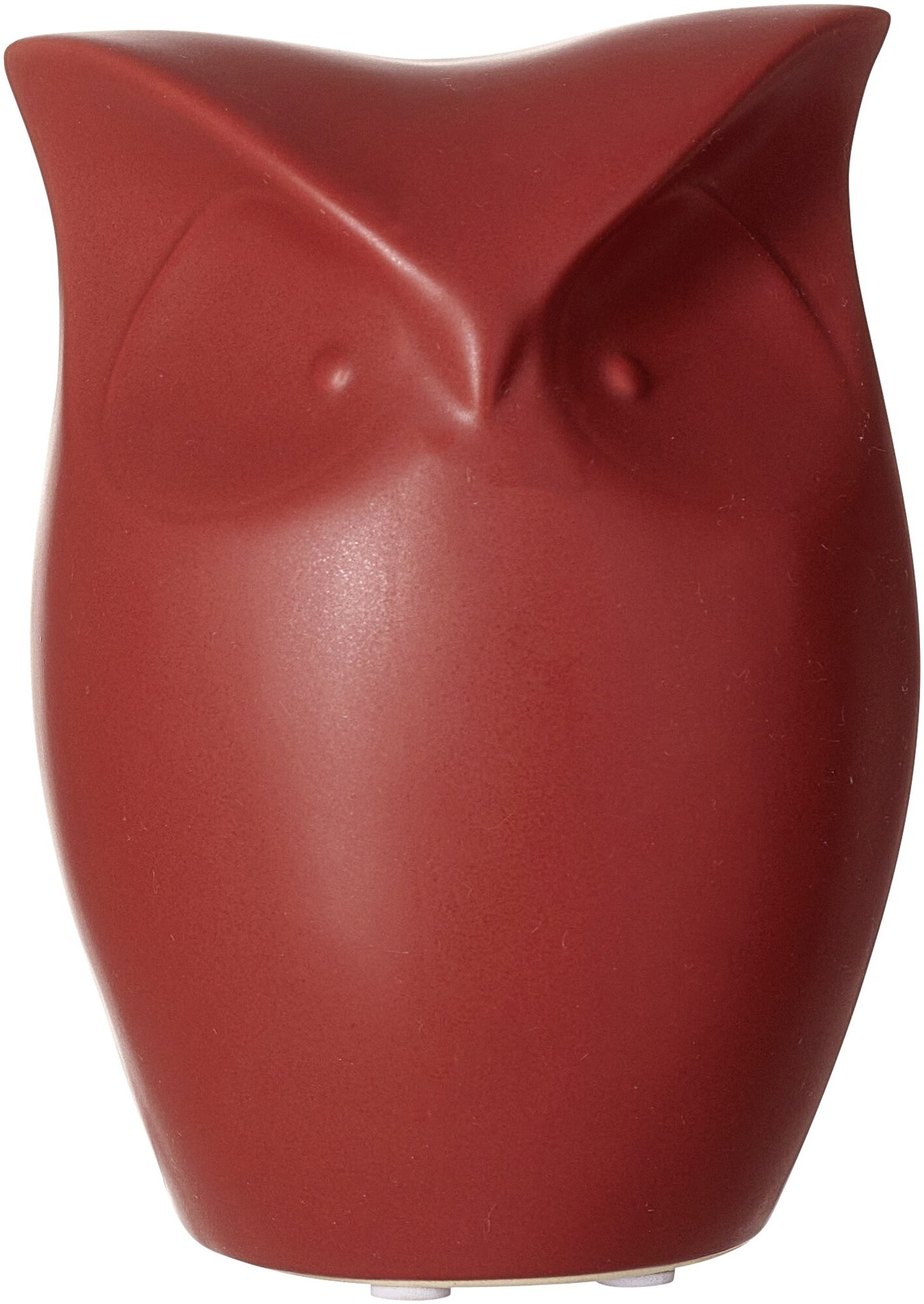 Keramik Duftlampe in Form einer roten Eule