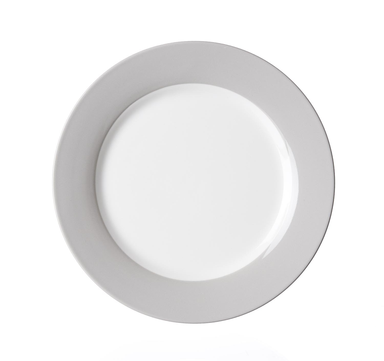 Frühstücksteller Doppio grau