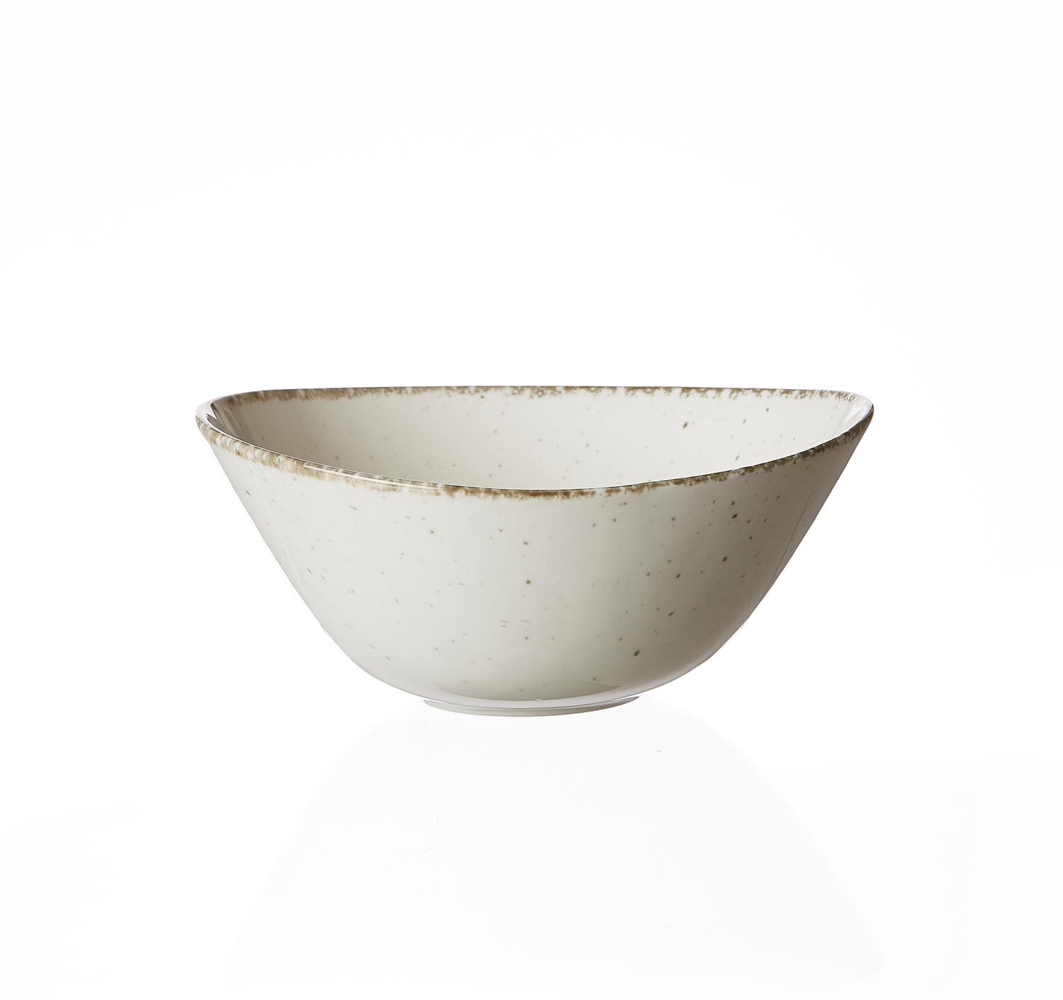 Servierschale oval 11,5 x 10,5 cm Creme Casa