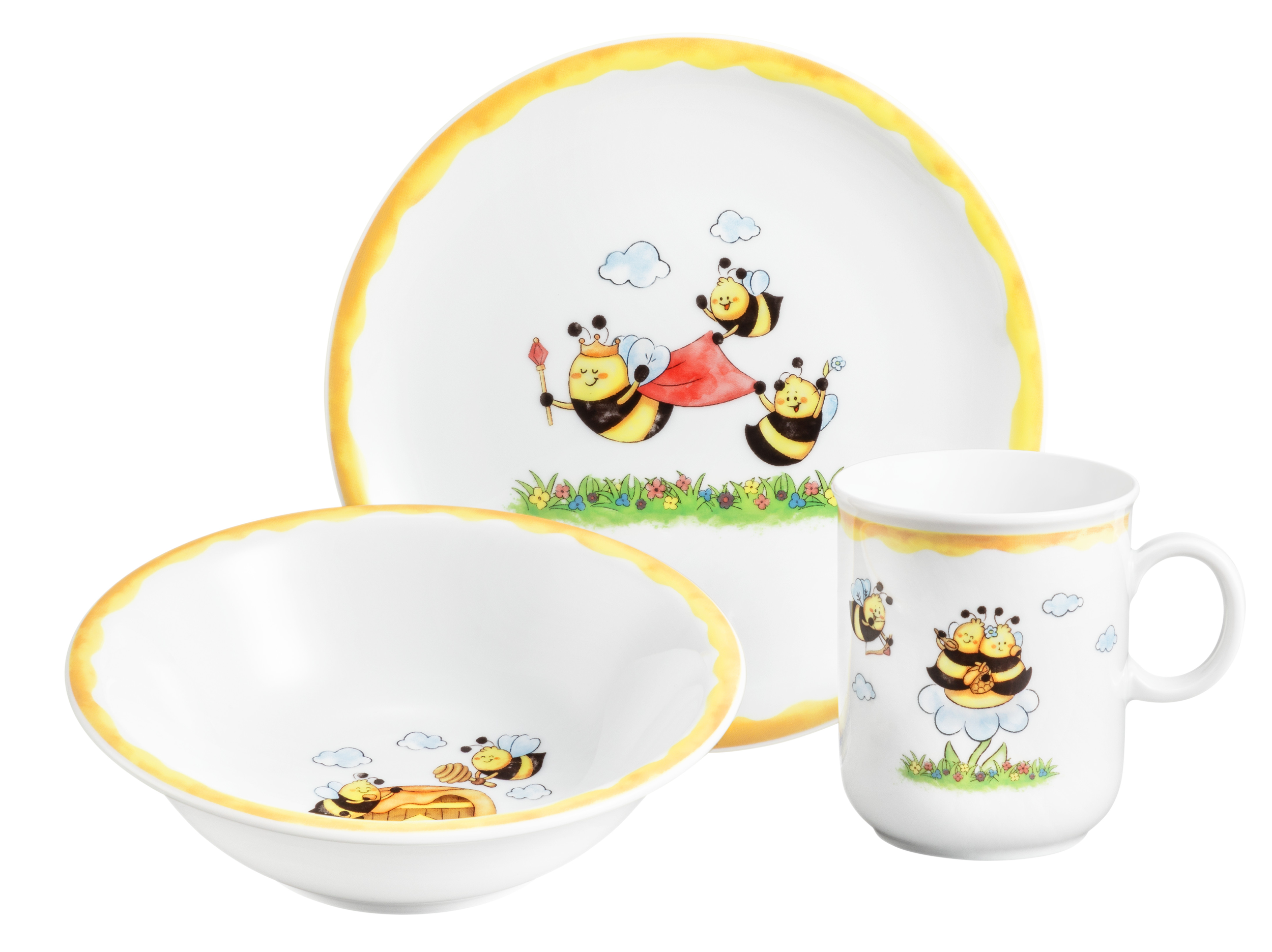 Seltmann Weiden Kindergeschirr Compact Fleißige Bienen 65152